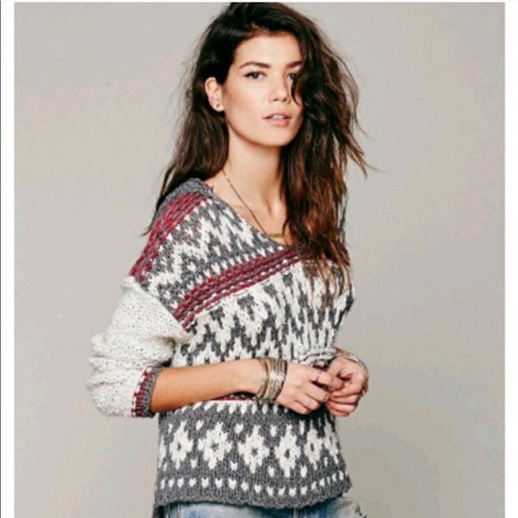 Free People Sweaters - 29. Free People knit hooded sweater